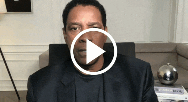 Hands applying a soothing cream with play icon